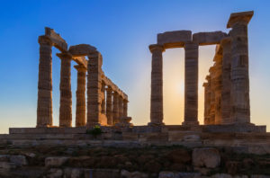 Temple of Poseidon, Cape Sounion, Attica, Greece Temple of Poseidon, Cape Sounion, Attica, Greece